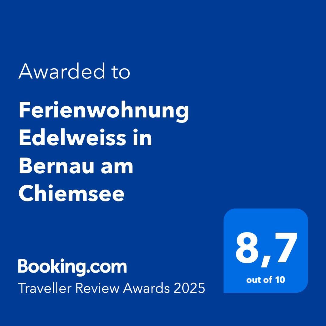 Ferienwohnung Edelweiss In Bernau Am Chiemsee Bagian luar foto